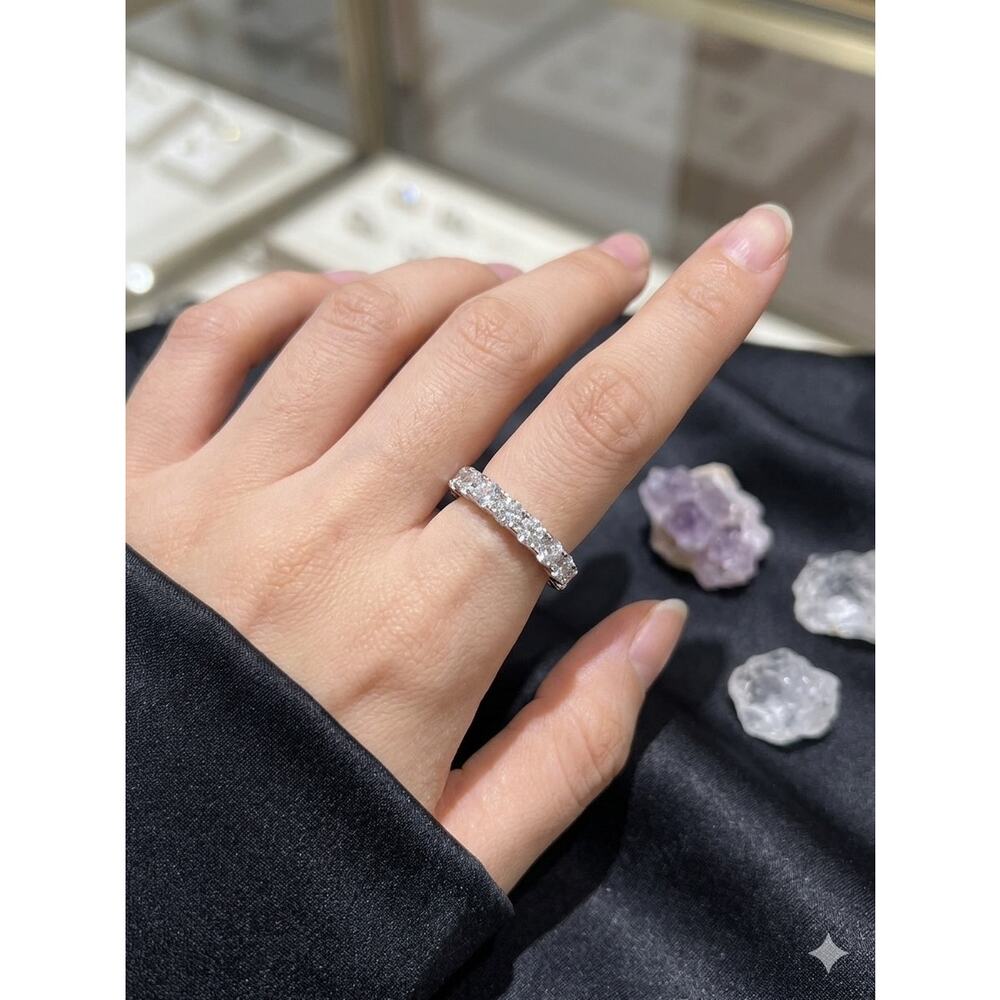 Full Eternity Band with White Sapphires